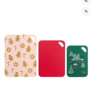 HOLIDAY CUTTING MATS SET OF THREE NWT